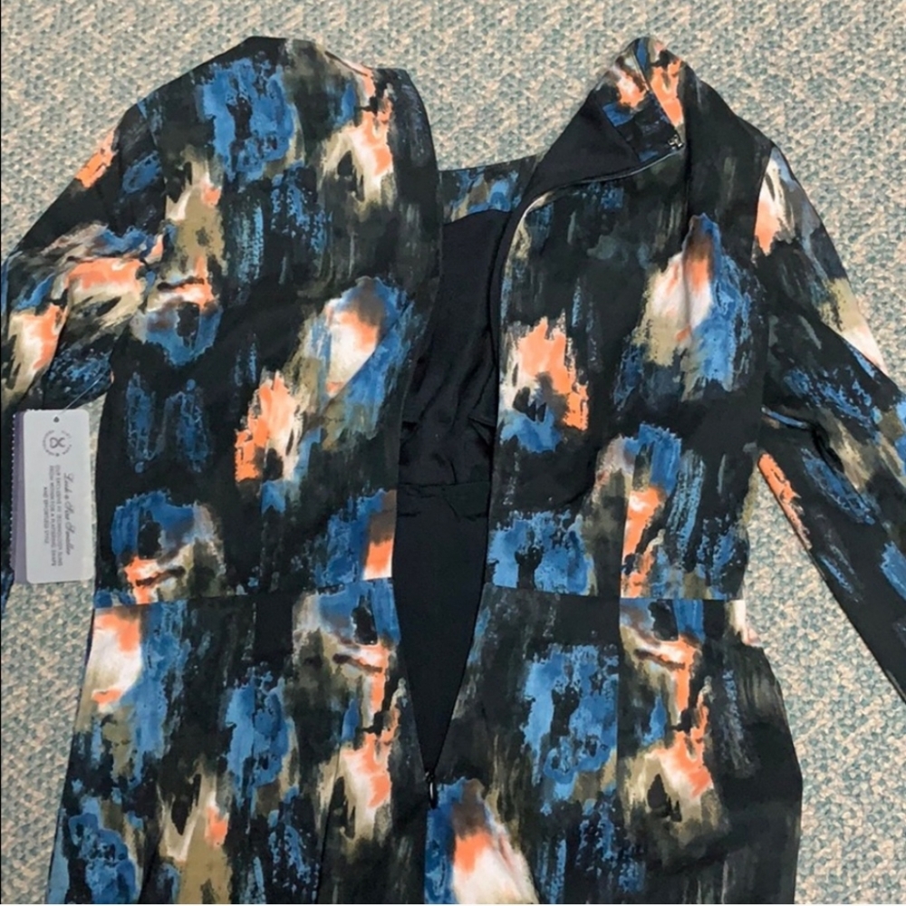 NYDJ Gemma Melting IKAT Dress - Picture 3 of 5